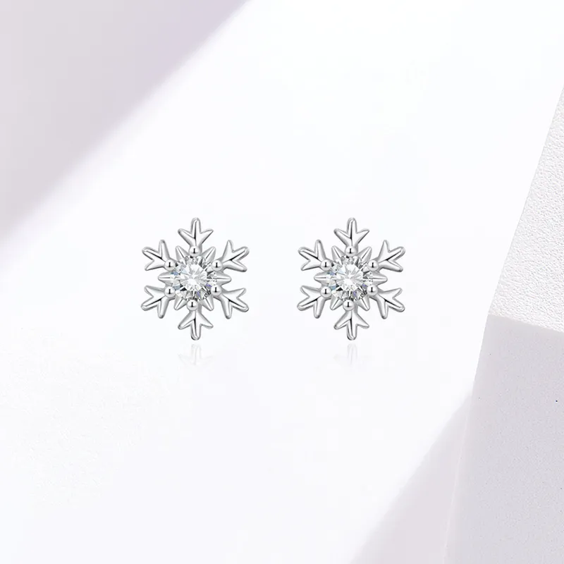 KING TAI SANG 999 Fine Silver Stud Earrings Women's-1