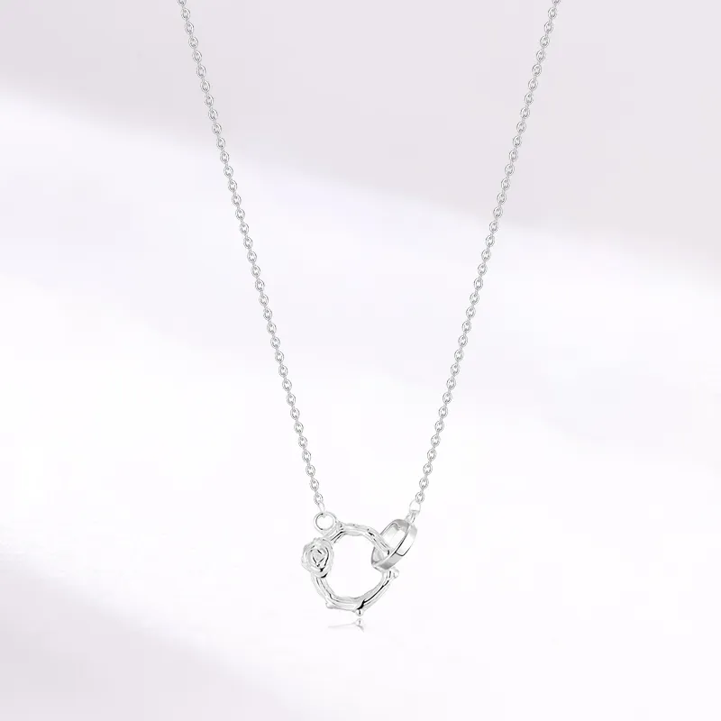 KING TAI SANG 999 Fine Silver Necklaces Women's-2