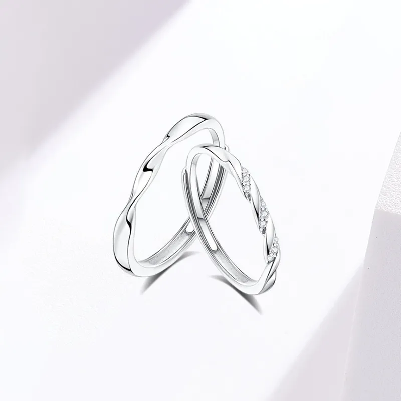 KING TAI SANG 999 Fine Silver Rings Unisex-1