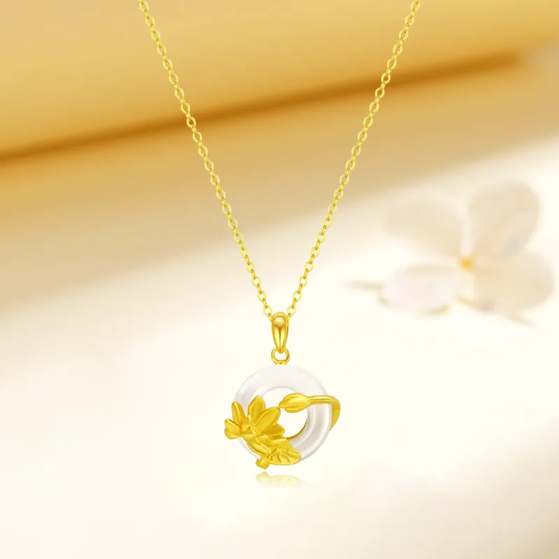 KING TAI SANG Chalcedony Necklaces Women's-1