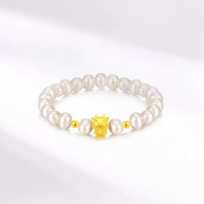 KING TAI SANG Gold Bracelet Women's-3