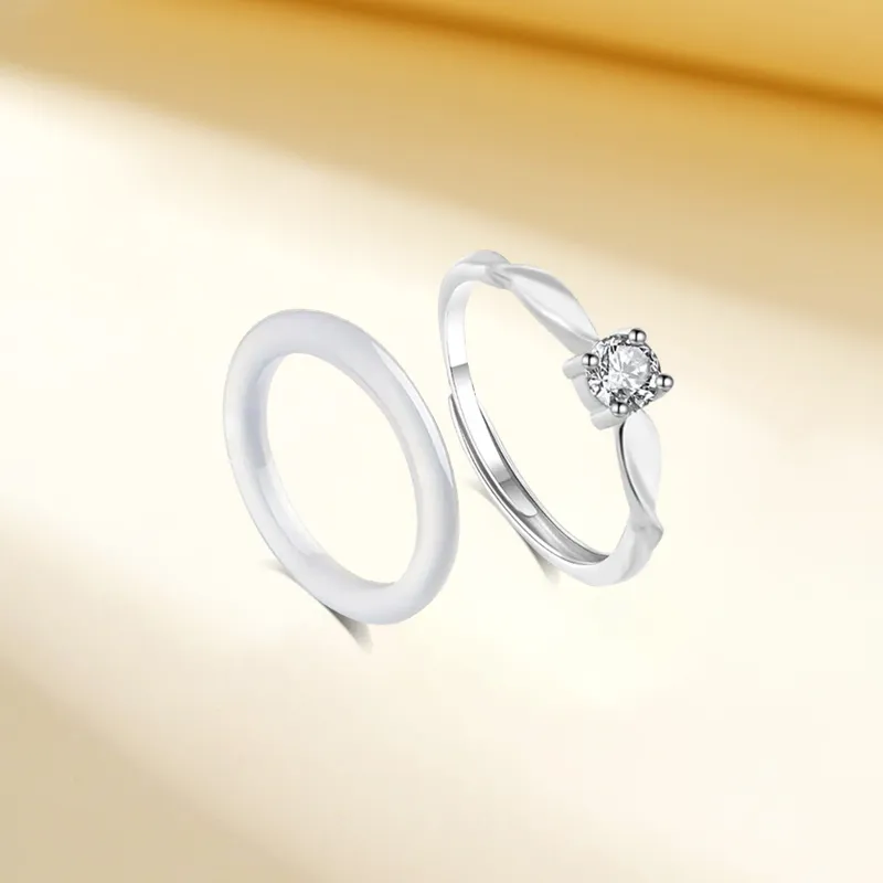 KING TAI SANG Chalcedony Rings Unisex-3
