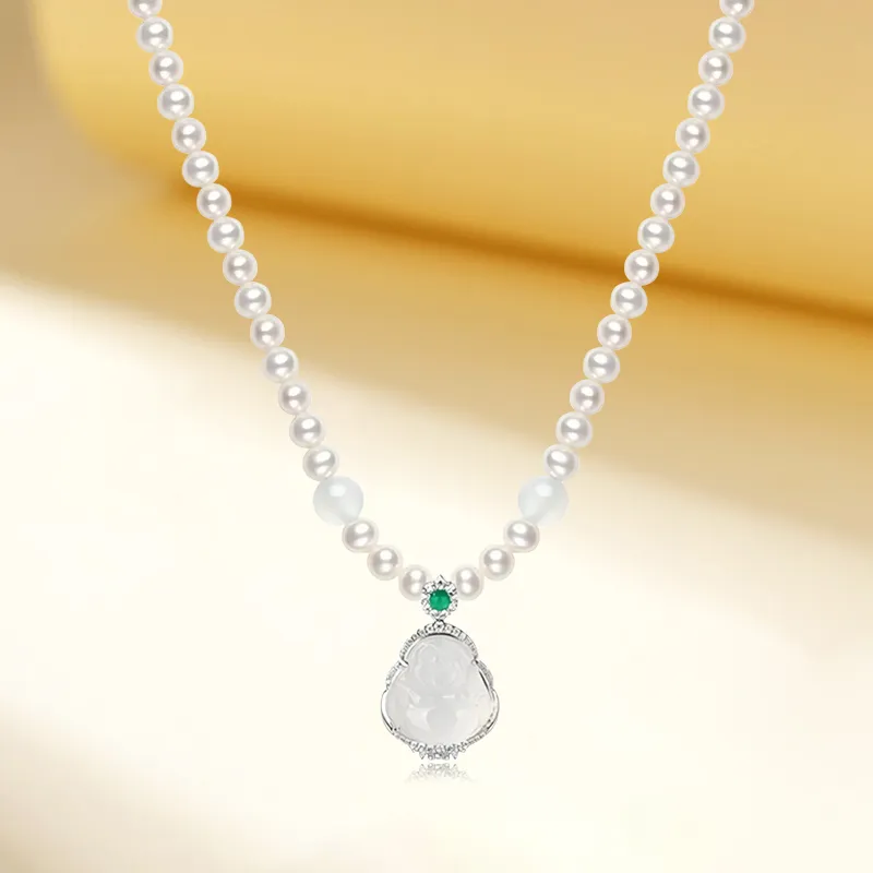 KING TAI SANG Chalcedony Necklaces Women's-3
