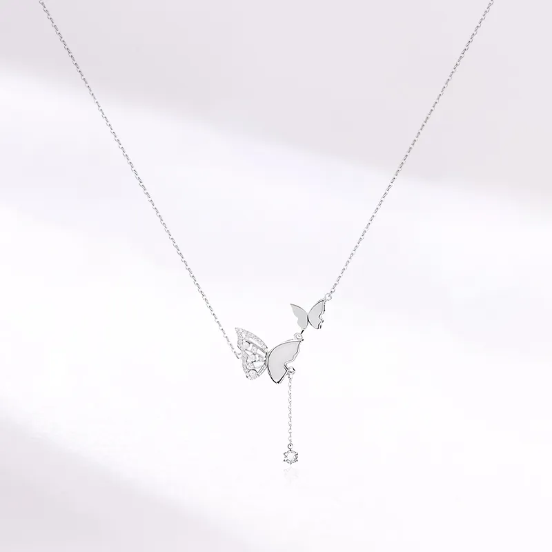 KING TAI SANG 999 Fine Silver Necklaces Women's-2