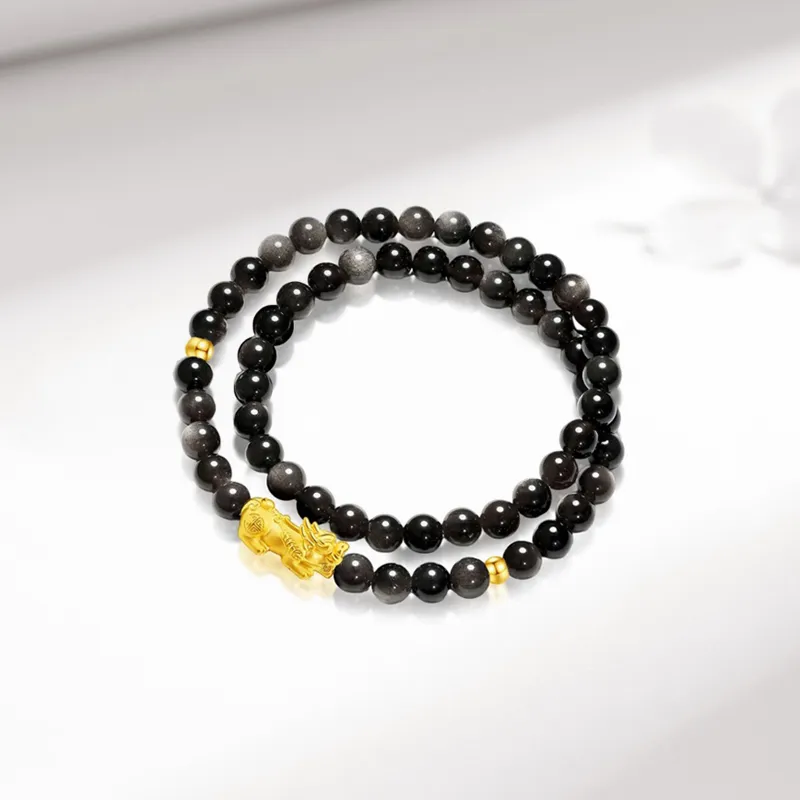 KING TAI SANG Gold Bracelet Unisex-3