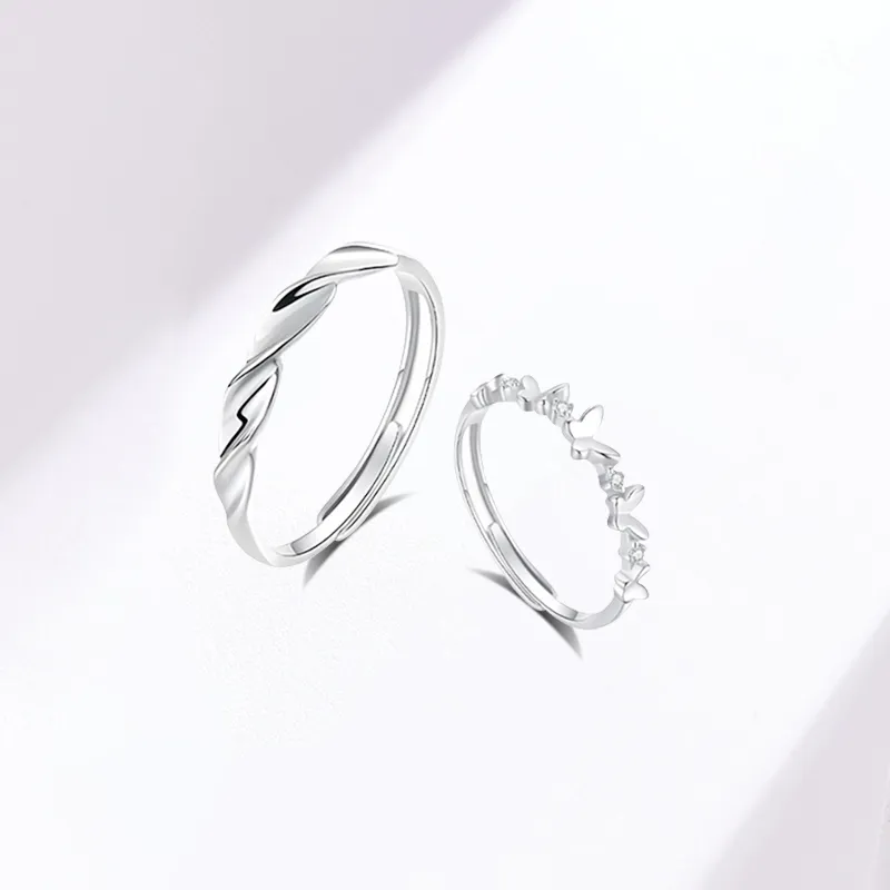 KING TAI SANG 999 Fine Silver Rings Unisex-1