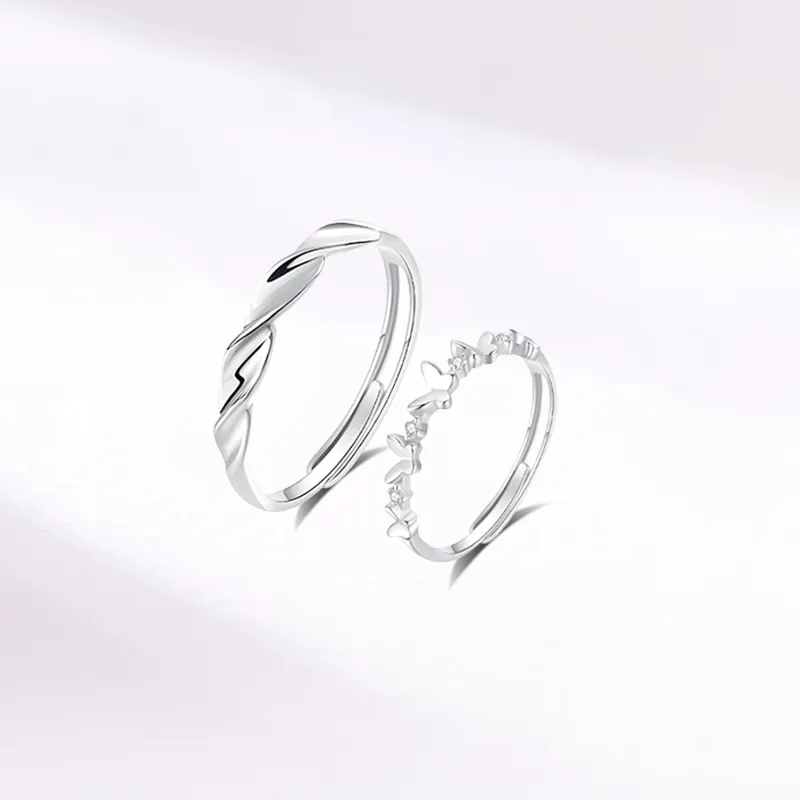 KING TAI SANG 999 Fine Silver Rings Unisex-2