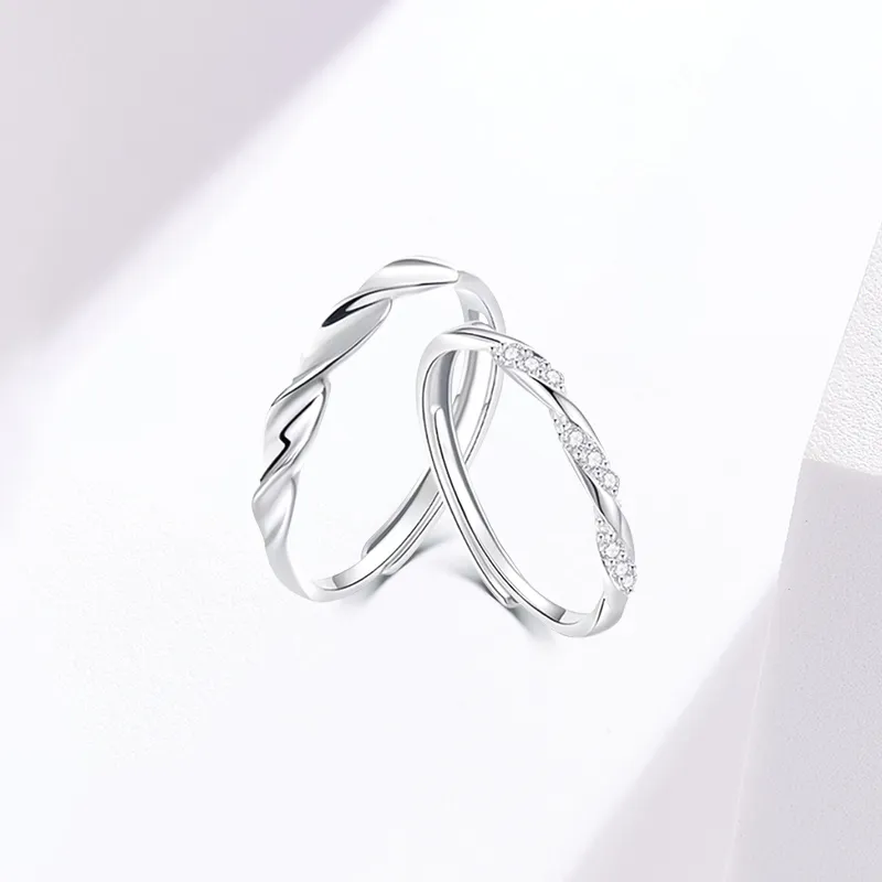 KING TAI SANG 999 Fine Silver Rings Unisex-1