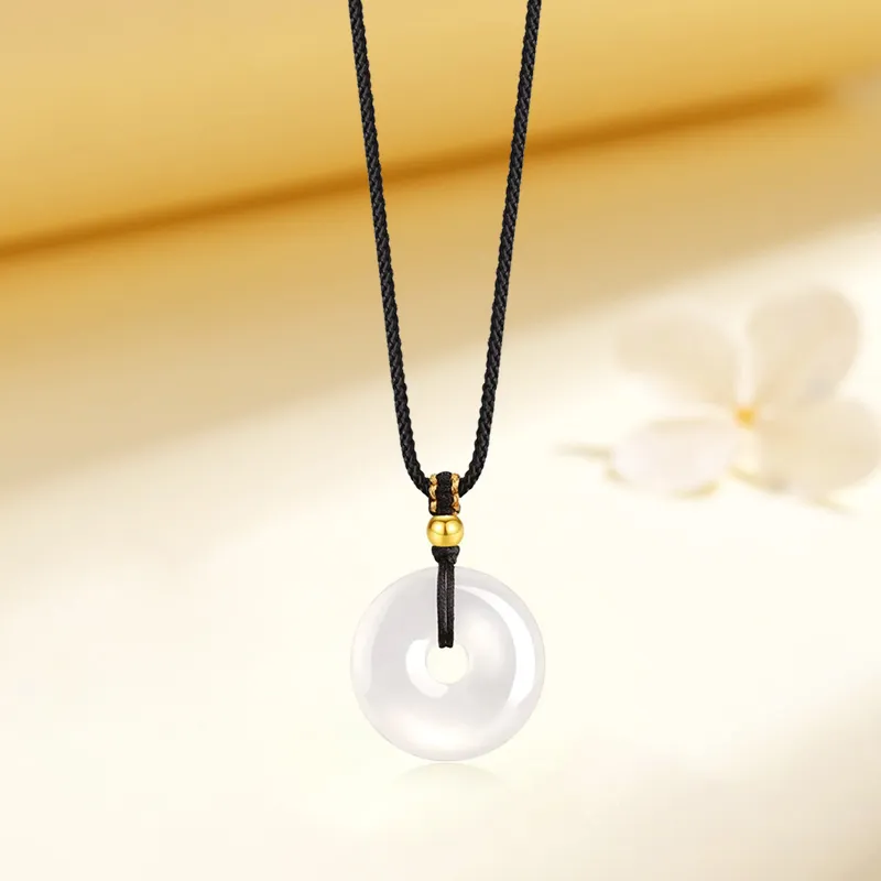KING TAI SANG Chalcedony Necklaces Unisex-1