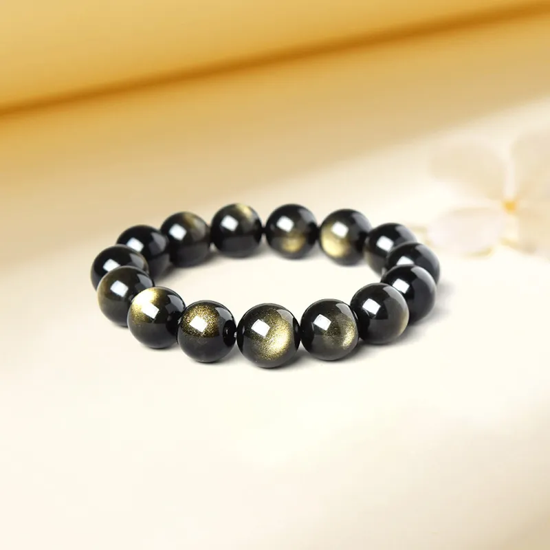 KING TAI SANG Obsidian Jade Bracelets Unisex-1