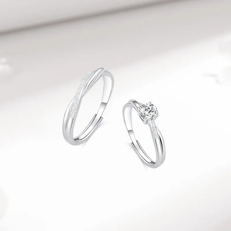 KING TAI SANG 999 Fine Silver Rings Unisex-3