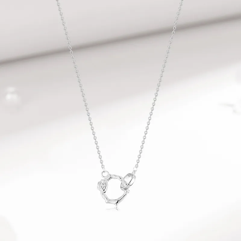 KING TAI SANG 999 Fine Silver Necklaces Women's-3