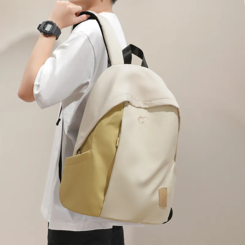 C°BANNER Fabric Backpack Large Size Unisex Red/Black-14