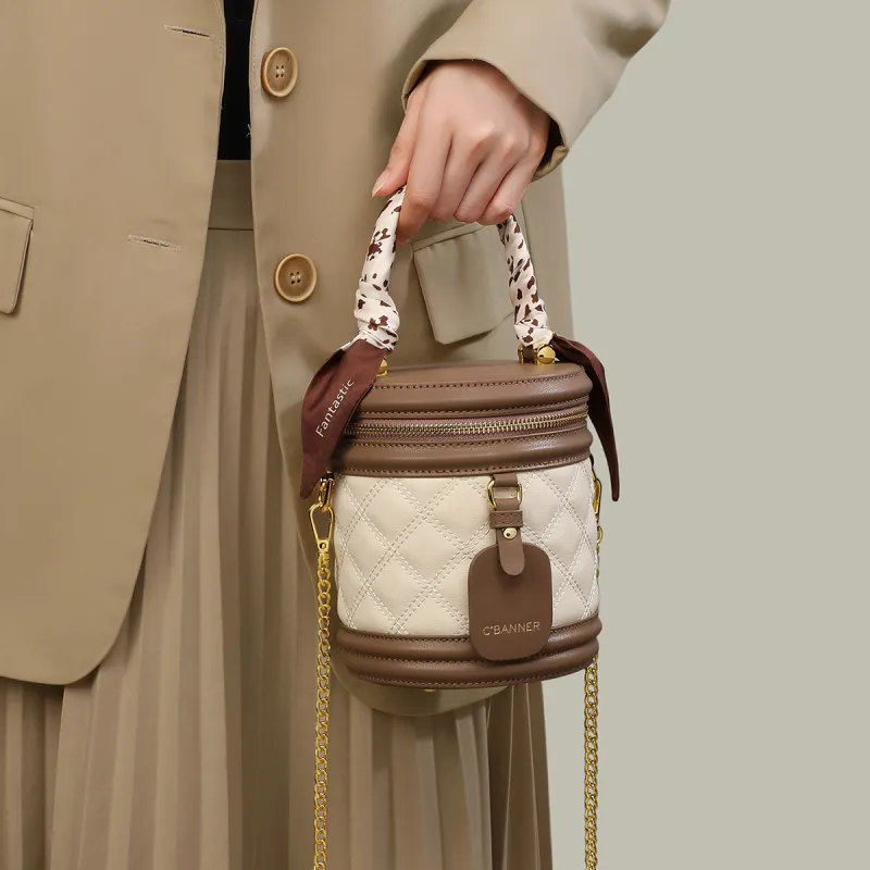 C°BANNER Handbags Ecru Coffee-2