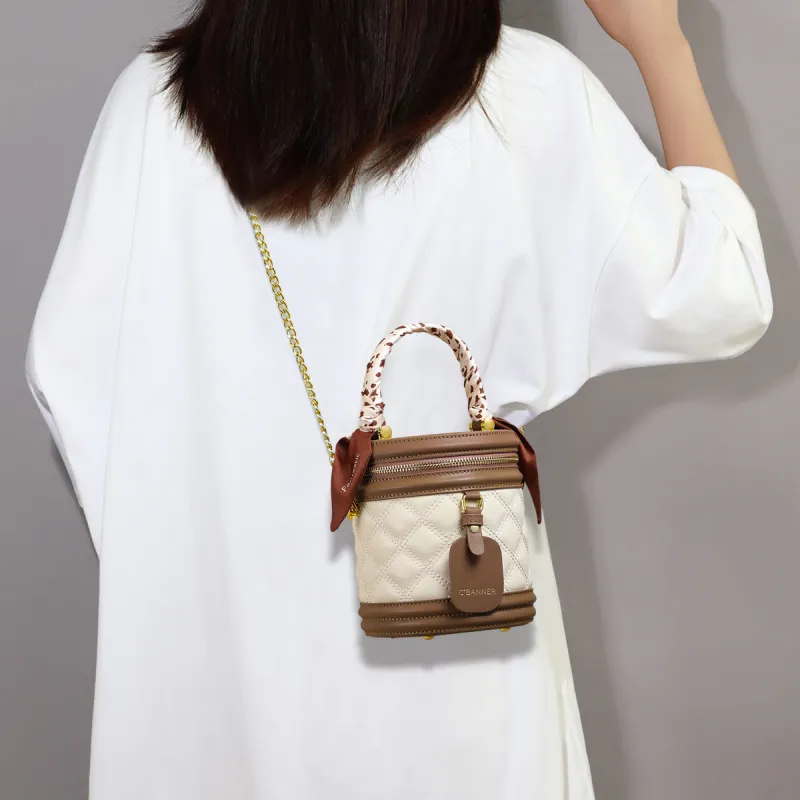 C°BANNER Handbags Ecru Coffee-1
