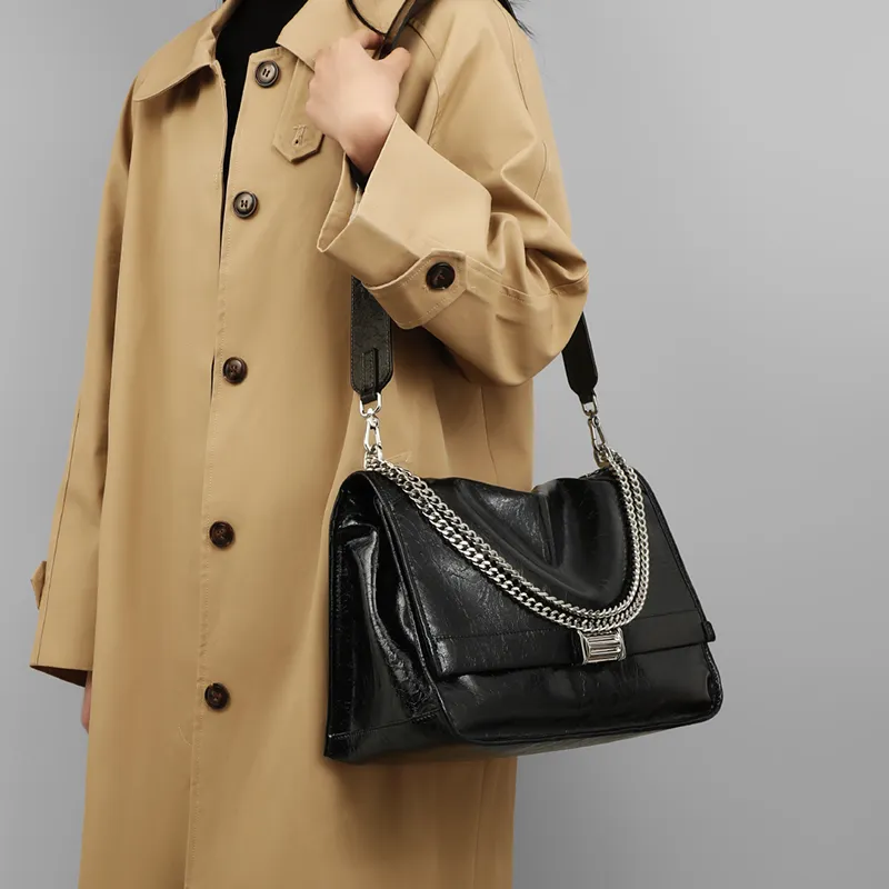 C°BANNER Synthetic Leather Shoulder Bag Regular Women's Black-4
