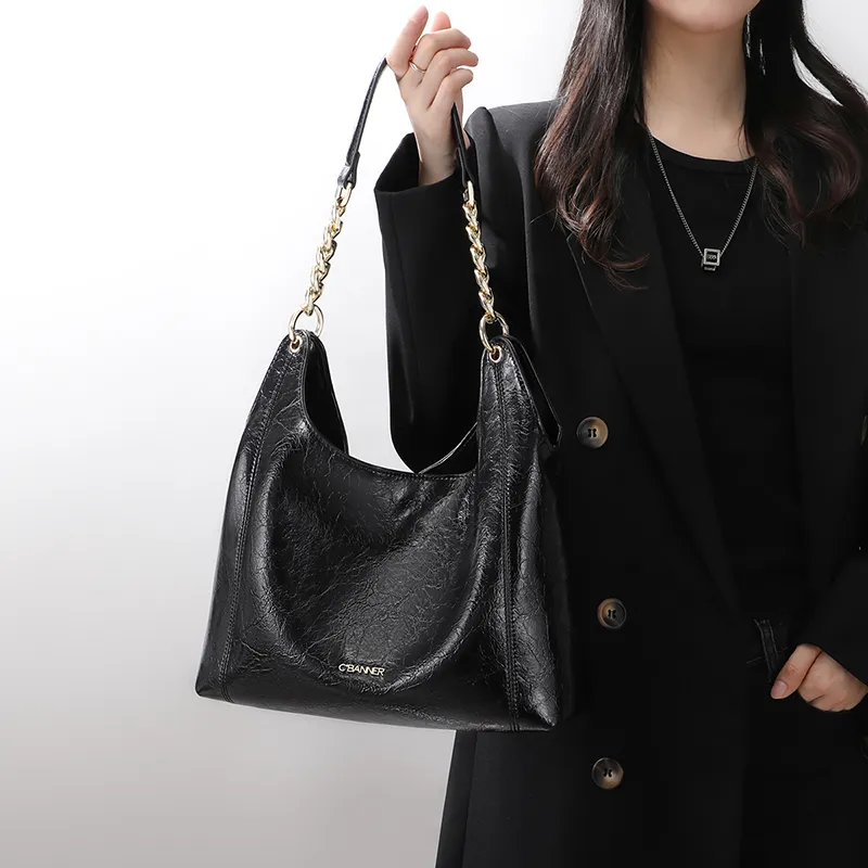 C°BANNER Synthetic Leather One Shoulder Underarm Tote Regular Women's Black-2