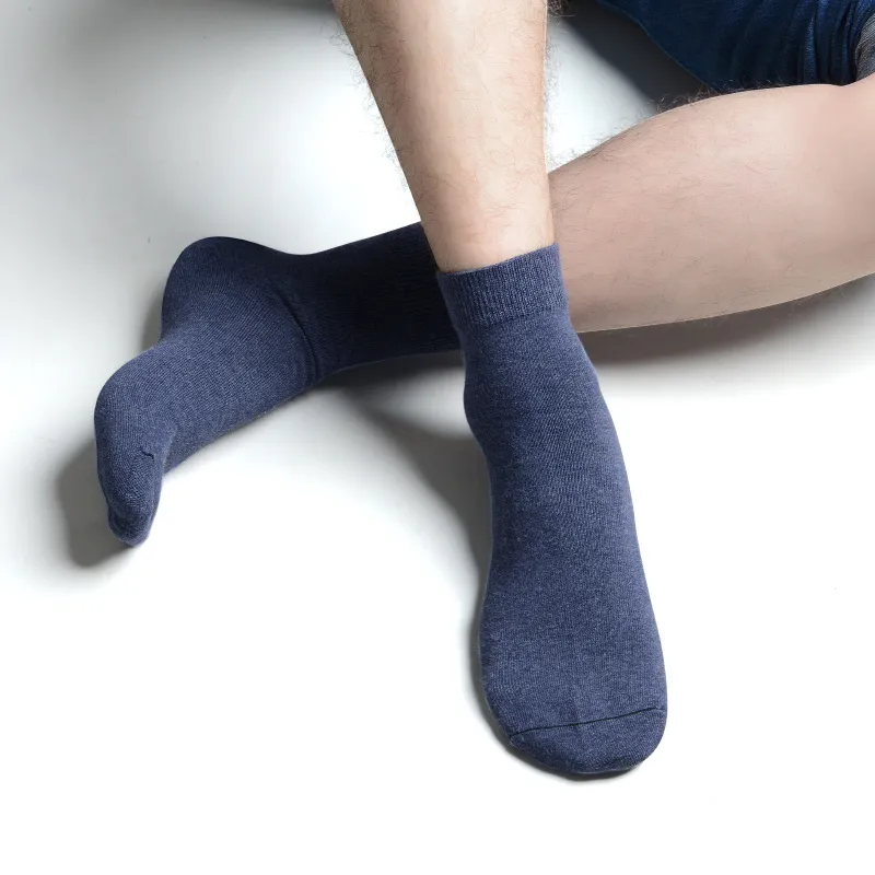 AUN Men Mid-Calf Socks-5