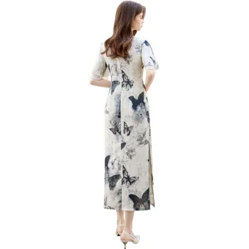 TOUCH Cheongsams Women's Jasper Butterfly