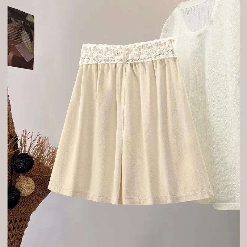 TOUCH Casual Shorts Women's Khaki-3