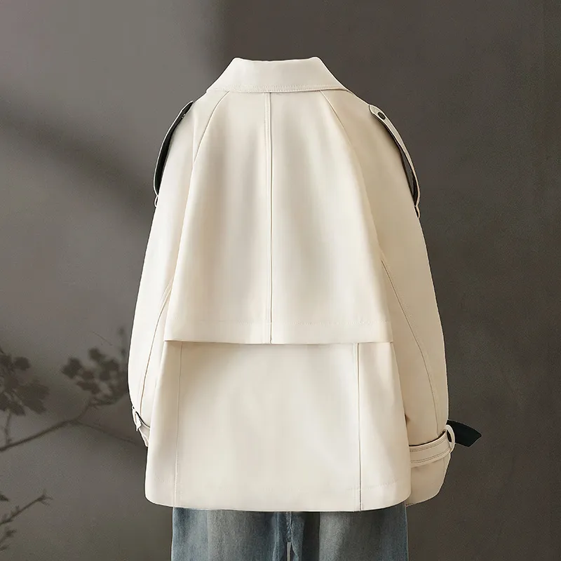 Cypress House Trench Coat Women's Ecru & Jasper-3