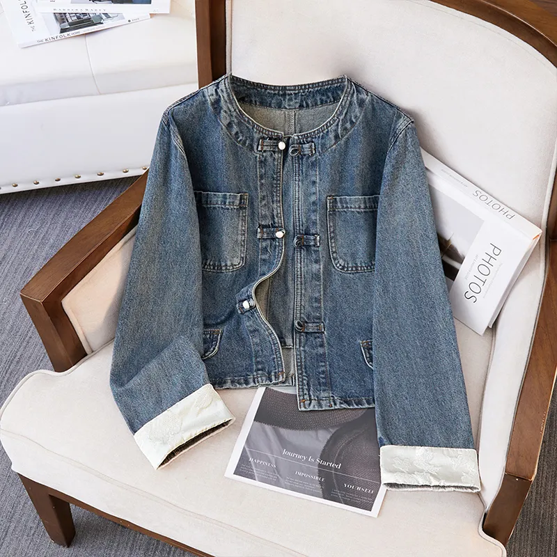 TOUCH Denim Jacket Women's Light Blue-2