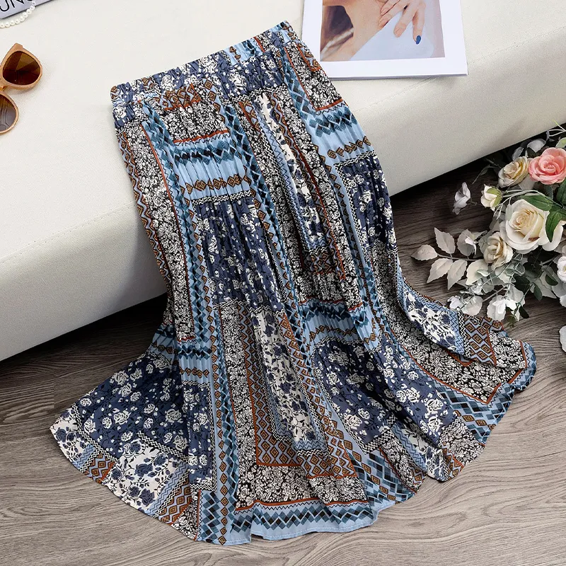 TOUCH Casual Long Skirt Women's-3