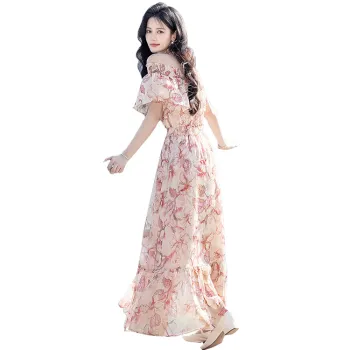 Cypress House Short Sleeved Dress Women's Pink Floral
