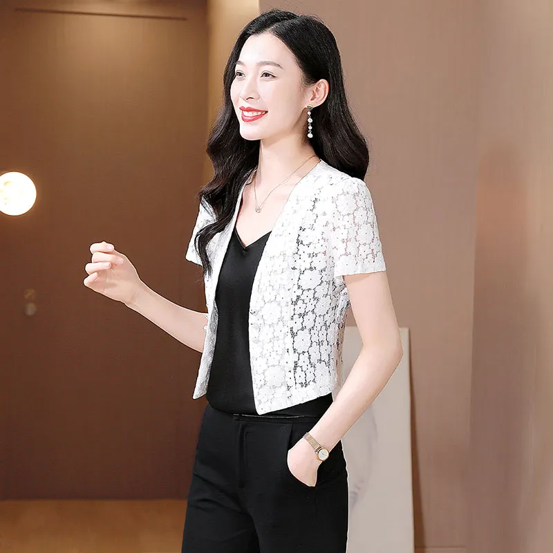 Cypress House Cropped Coat Women's White-6