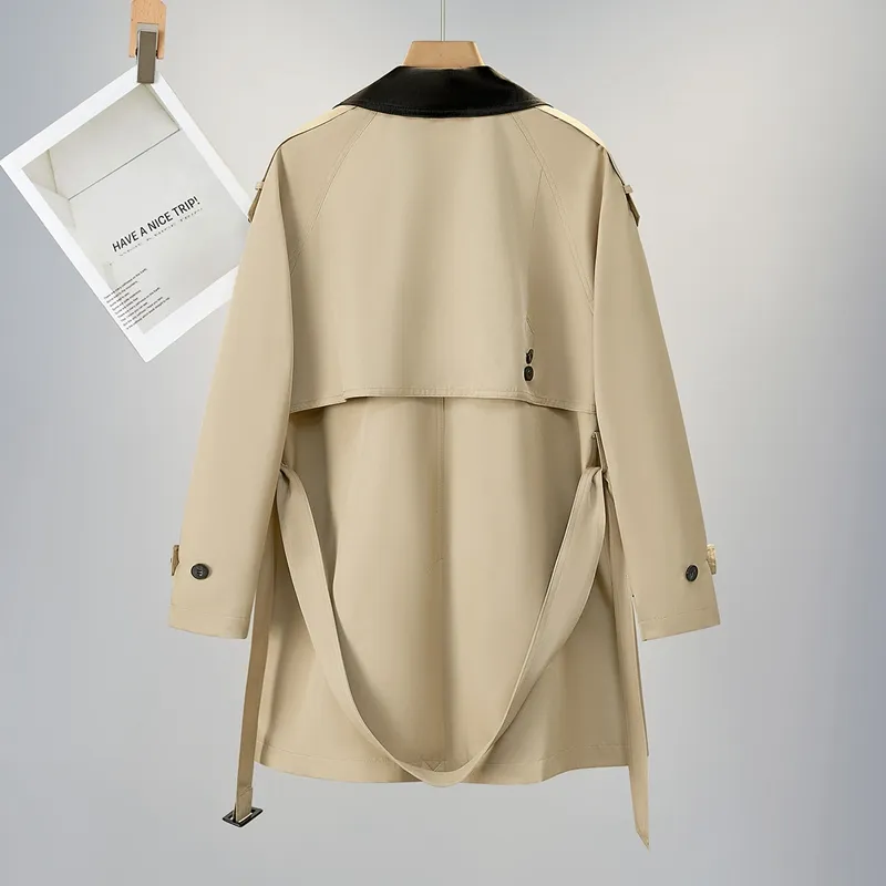 TOUCH Trench Coat Women's Khaki-4