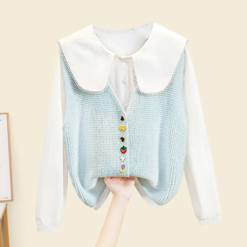TOUCH Vest Women's Light Blue Green-2