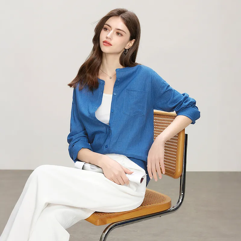 TOUCH Shirts Women's Dark Blue-6