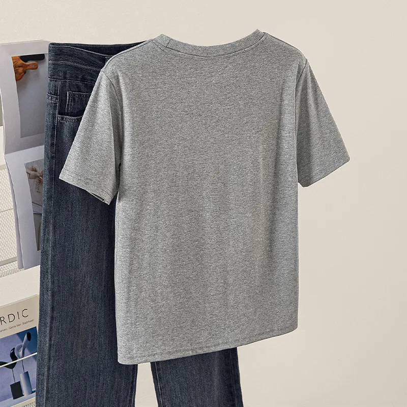 TOUCH T Shirts Women's Dark Gray-3