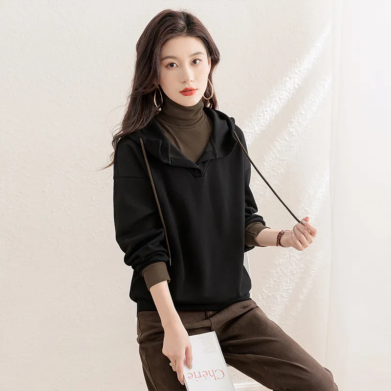 Cypress House Sweatshirt Women's Black & Green-5