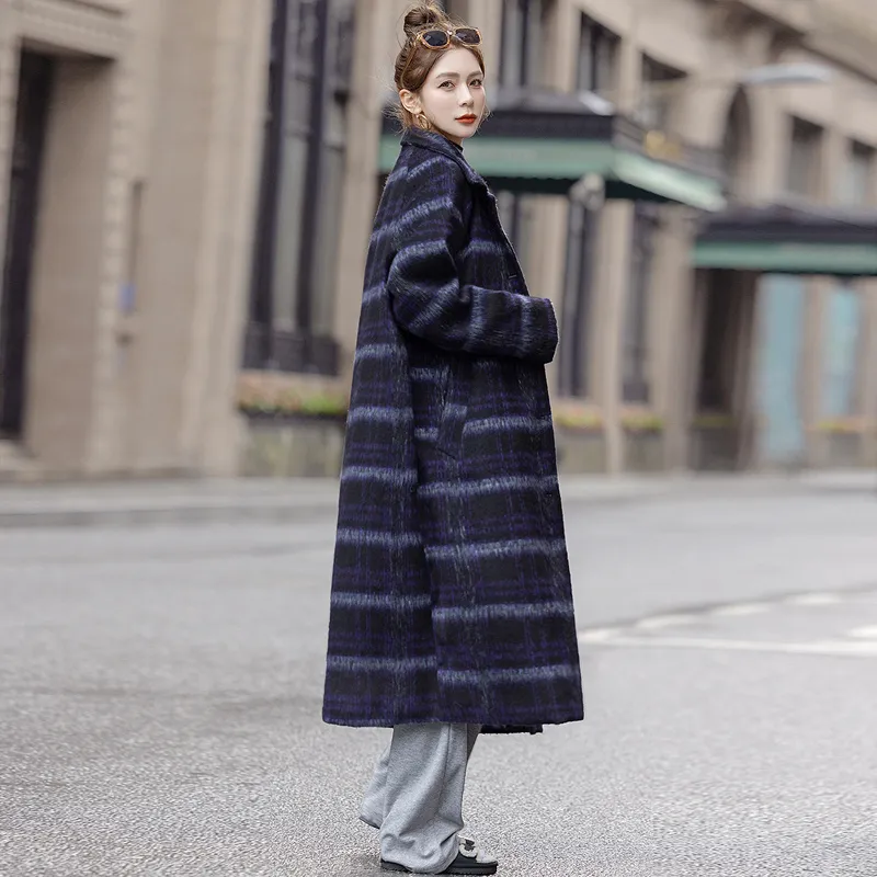 Cypress House Coat Women's Purple Plaid-2