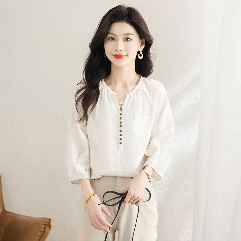 Cypress House Shirt Women's Beige-3