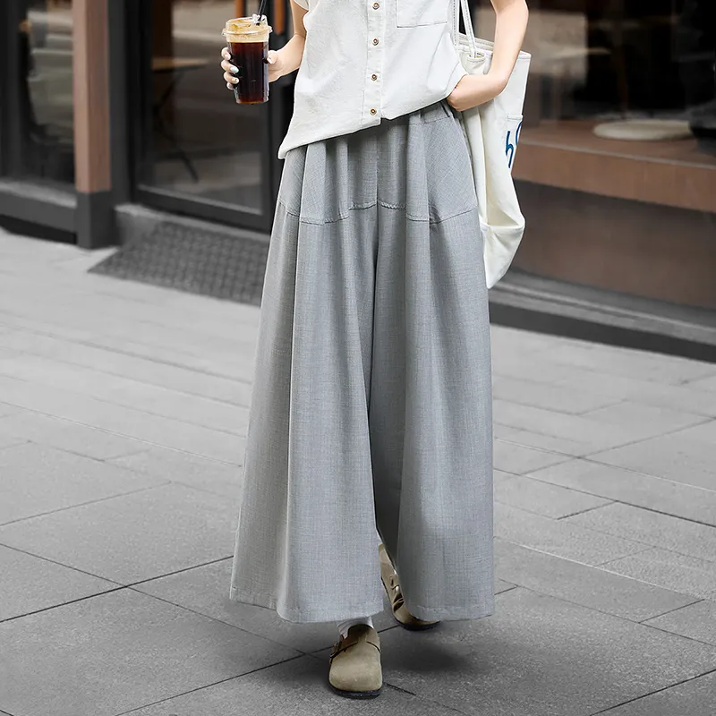 TOUCH Casual Pants Women's Gray-4
