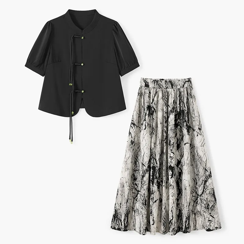 TOUCH Two Piece Skirt Sets Women's-2