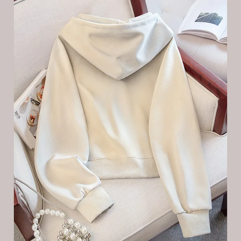 Cypress House Sweatshirt Women's Beige-3