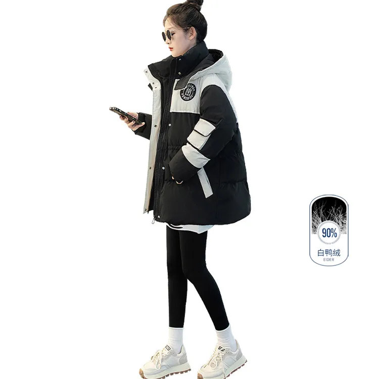 Cypress House Down Jacket Women's Black White-1