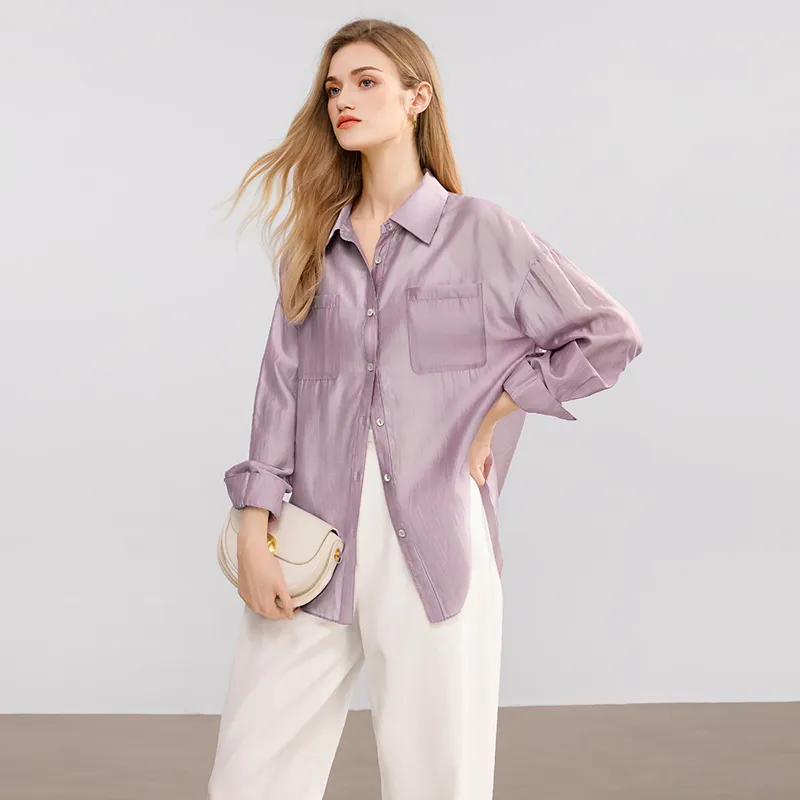 TOUCH Shirts Women's Purple-2