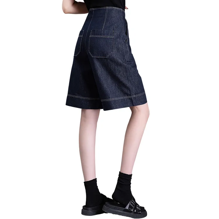 Cypress House Denim Shorts Women's Dark Blue-1