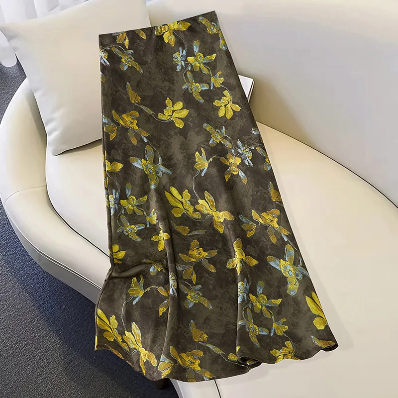 TOUCH Casual Long Skirt Women's-3