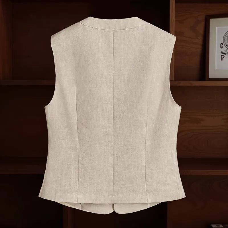 TOUCH Vests Women's Beige-7