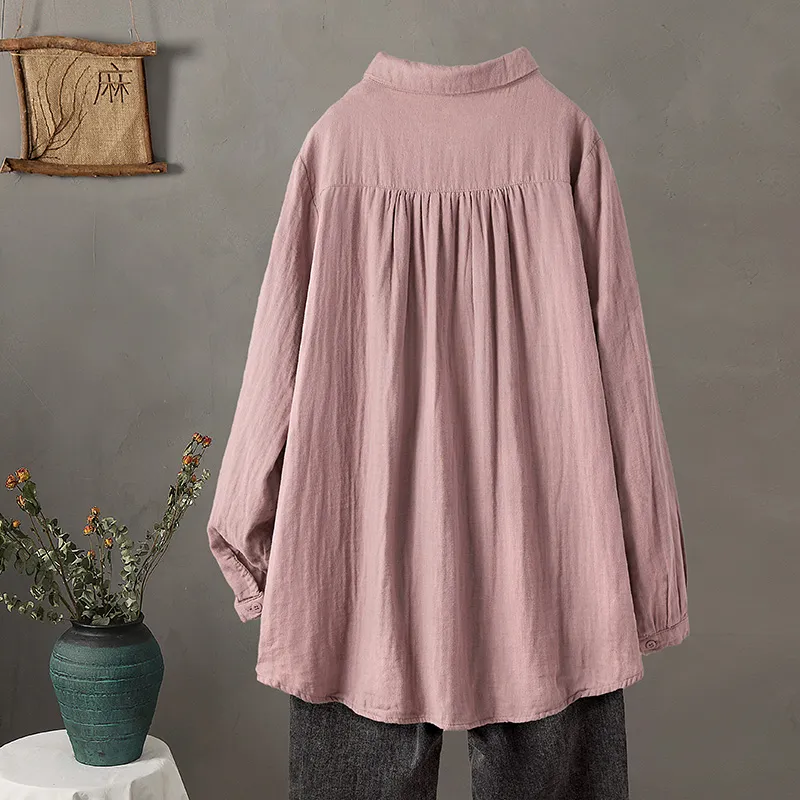 Cypress House Shirt Women's Gray Pink-3