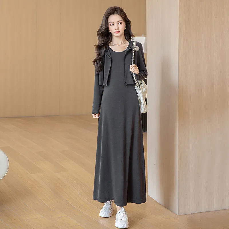 Cypress House Skirt Set Women's Dark Gray-5