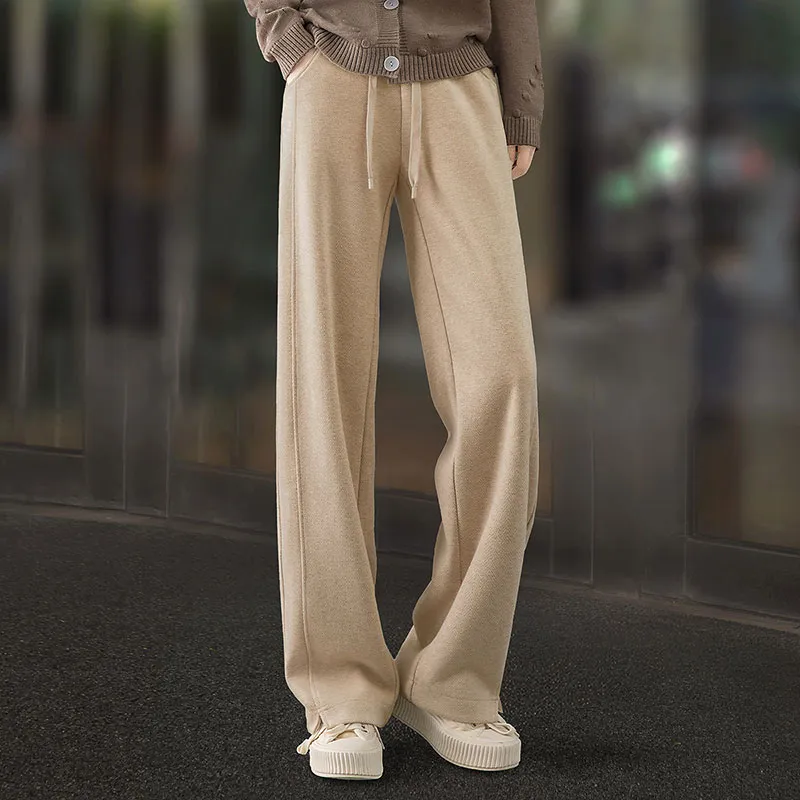 Cypress House Casual Pants Women's Beige Herringbone-2