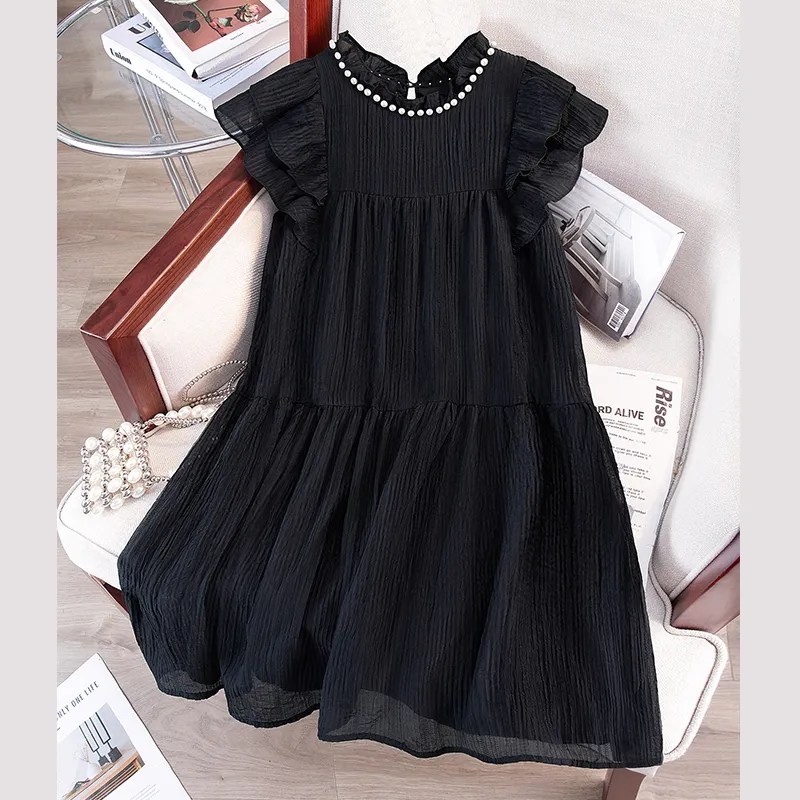 Cypress House Short Sleeved Dress Women's Black-2