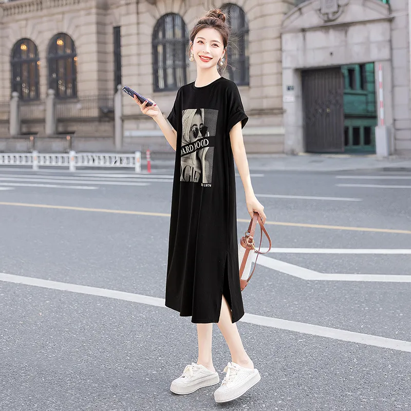 Cypress House Short Sleeved Dress Women's Black-3