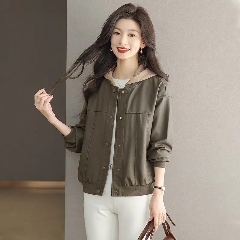 Cypress House Jackets & Coats Women's Army Green-6